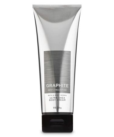 Bath and Body Works Graphite for Men Ultra Shea Body Cream Moisturizing Lotion 8 ounces