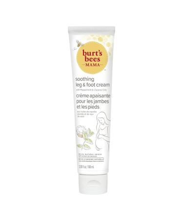 Burt's Bees Mama Soothing Leg & Foot Cream for immediate soothing relief with coconut and peppermint oil 100ml
