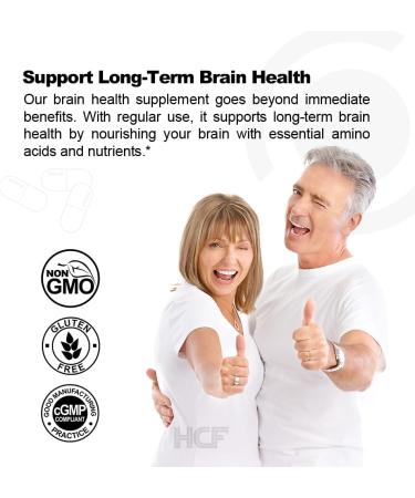 HCF Happy Calm & Focused - Brain Focus Attention Concentration & Mood Supplement - FQ Foundation Amino Acids Vitamins & Minerals. (3-Pack) - Buy Online on SooperMarket.com