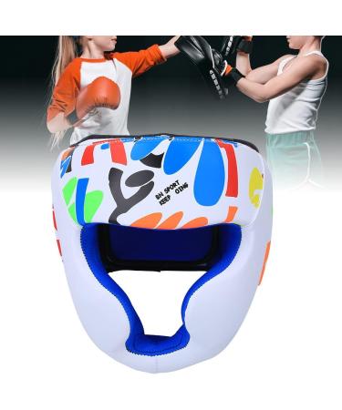 Alomejor Children's Box Head Protection | Graffiti Full Facial Gear for Boxing Muay Thai MMA & Kickboxing - Buy Online on SooperMarket.com