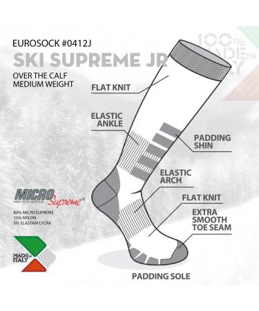 Eurosock Unisex Youth Ski Superlite Socks - Teal/Blue XX-Small - Buy Online on SooperMarket.com