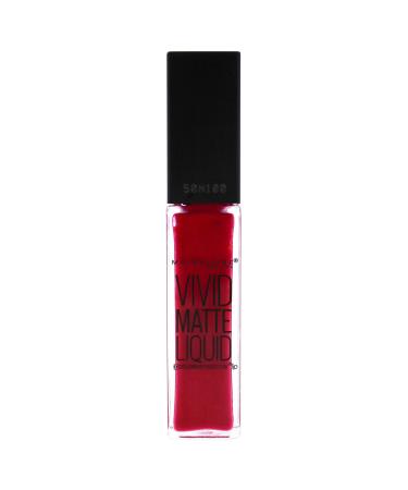 Maybelline New York Color Sensational Vivid Matte Liquid Lipstick  Fuchsia Ecstasy  0.26 fl. oz. 0.26 Fl Oz (Pack of 1) Fuchsia Ecstasy
