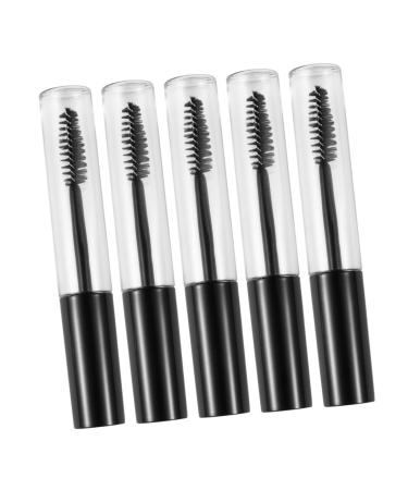 HAPINARY 5pcs Eyelash Sub Tube Empty Mascara Tube for oil Empty Mascara Travel Storage Bottles 1 g (Pack of 1) Black
