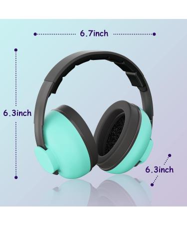 FungLam Baby Ear Defender Noise Cancelling Headphones for Kids Noise Reduction Earmuffs Adjustable Headband Hearing Protection for 0-3 baby/Years Infant/Toddlers Green - Buy Online on SooperMarket.com