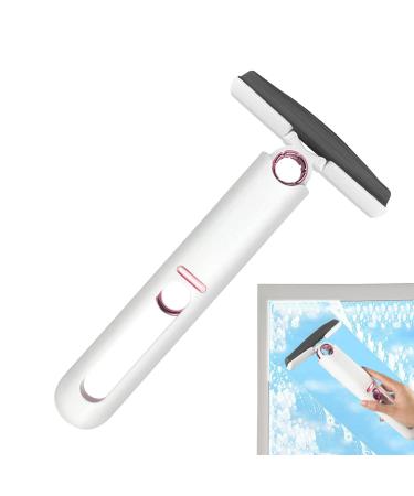 Portable Self-Squeeze Short Mop Lazy Hand Wash-Free Strong Absorbent Mop Mini Desktop Glass Cleaning Mop Mini Mop with Replaceable Mop Head White Suit