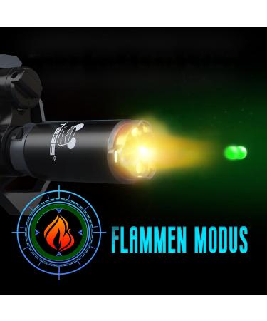 T238 Airsoft Tracer Unit - Spitfire Tactical | 14mm CW & 19mm to 16mm Adapters | Ideal for Airsoft Nerf Gel Blasters - International Shipping Available - Buy Online on SooperMarket.com