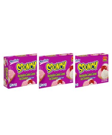 Marinela Sponch Marshmallow Cookies | 3 Pack | 12 Count 8 Count (Pack of 3)