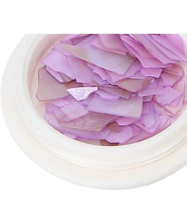 6 Boxes Irregular Seashell Slices Nail Art Glitter Sequins Seashell Nail Glitter Sequins 3D Nail Art Crushed Sea Shell 3D Laser Nail Flakes Irregular Iride - Buy Online on SooperMarket.com
