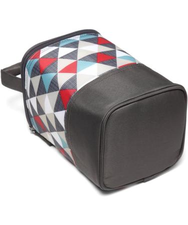 LCY Insulated Baby Bottle Cooler Bag | Holds 4 Bottles | Colorful Triangles | Hanging Strap Included - Buy Online on SooperMarket.com