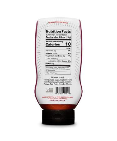 True Made Foods No Sugar Added Ketchup 17oz 3 Pack - Whole30, Keto, Vegan - 3-Pack 1.06lbs - Buy Online on SooperMarket.com