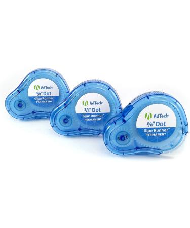 Adtech Permanent Adhesive Dots Glue Runner 3 Pack - Strong Bonding, Easy to Use - Buy Online on SooperMarket.com