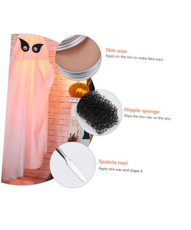 Halloween Skin Wax Effects Set | Face Painting Wax Scar Wax & Makeup Accessories for Spooky Looks - Buy Online on SooperMarket.com