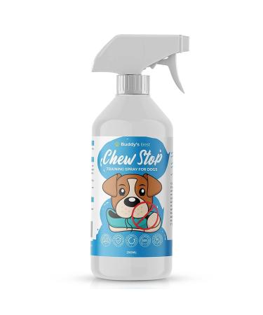 BUDDY'S BEST Anti Chew Spray For Puppies & Dogs | Stop Chewing Training Spray For Dogs | Deters Chewing & Biting | Fast Acting Effective & Safe Remedy | 250ml
