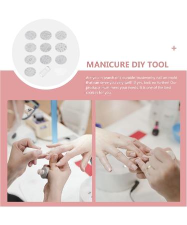 1 Set Nail Art Printing Plate Christmas Nail Stencils Snowman Nail Snowflake Nail Manicure Halloween Nail Stickers Nail Diy Decor Printing Mold Household Stainless Steel Metal Nail - Buy Online on SooperMarket.com