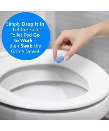 Fuller Brush Toilet Bowl Cleaner Pods - Water Soluble Tablets for Clean, Descaled, and Refreshed Toilets - Removes Odors, Soils, and Stains - Light Fresh Scent - Ideal for Homes & Businesses - Buy Online on SooperMarket.com