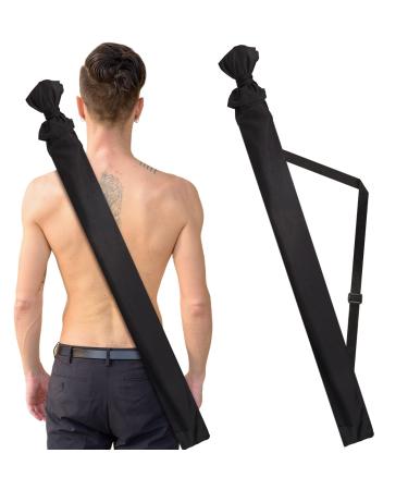 2 Pieces Sword Bag Sword Sheath Sword Cover Black Katana Bag Sword Carry Bag Ninja Sword Holder Katana Case with Strap Sword Carrying Case for Samurai Cosplay Costume Halloween Party