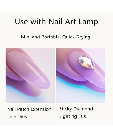 GeRRiT Lazyfun Value Set Solid Glue Multifunctional Nail Art Tool Nail Glue Super Strong Nail Glue for Nail Extension (Glue + Remover + Nail Lamp) Four Piece Set - Buy Online on SooperMarket.com