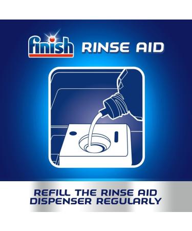 Finish Rinse Aid Lemon 800ml - For Shinier and Drier Dishes | Pack of 1 - Buy Online on SooperMarket.com