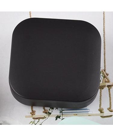 Herchr Portable Contact Lens Container Kit with Mirror - Colorful Mini Storage Box Holder for Travel (Black) - Buy Online on SooperMarket.com