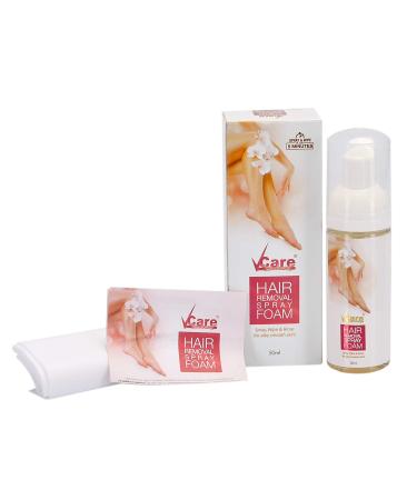 5-Minute Hair Removal Cream for Bikini Line & Underarms - Effective Spray Foam (50ml) | Fast Shipping Worldwide - Buy Online on SooperMarket.com