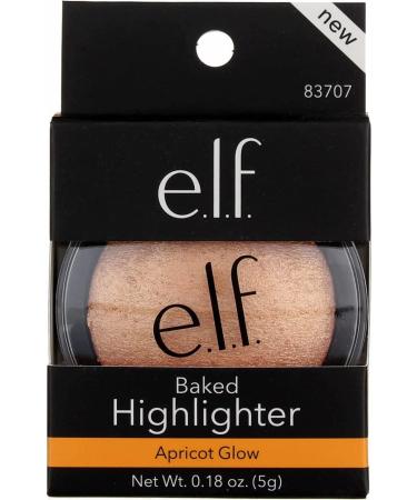 E.L.F. Baked Highlighter Apricot Glow | Radiant Finish | 0.17 oz (5 g) - Buy Online on SooperMarket.com