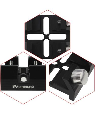 Astromania Universal Dovetail Base for Finder Scope - 10.2-30.2MM Hole Spacing, Ideal for Green Laser Pointer Bracket Installation - Buy Online on SooperMarket.com