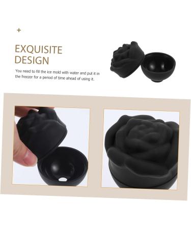 FOMIYES Food Rose Ice Tray - Mini Roller Sphere Ice Cube Mold for Skin Care | Gua Sha Massage Ice Facial Massager | Food Grade Silicone for Refrigerators - Buy Online on SooperMarket.com