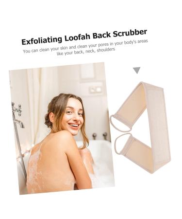 Shop Mikinona Luffa Bath Towel Scrubber | Exfoliating Sponge Pad for Spa Quality Cleanse | International Shipping Available - Buy Online on SooperMarket.com