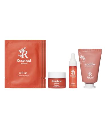 Rosebud Woman Ritual Travel Kit 4 Piece Set