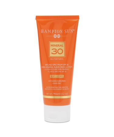 Hampton Sun SPF 30 Mineral Sunscreen  3.2 fl. oz.