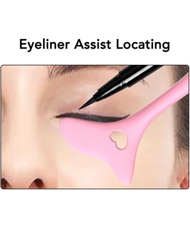 Stencil Stencils for Eyes Winged Tool Aid Template 5 in 1 Beauty Ruler Multipurpose Silicone Makeup Tool for Eye Eyebrow Eyelash Mouth - Buy Online on SooperMarket.com