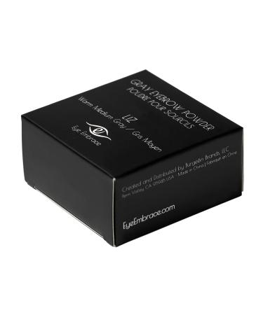Eye Embrace Liz Medium Gray Eyebrow Powder - Waterproof Root Cover-Up | Cruelty-Free - Buy Online on SooperMarket.com