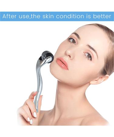 Diougens Lee 540 Titanium Derma Roller for Beard, Hair & Face - Microneedling Beauty Tool with Storage Case 0.75mm - Buy Online on SooperMarket.com