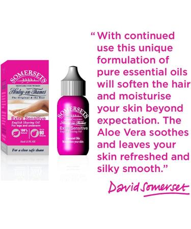 Somersets Maximum Glide Extra Sensitive Shaving Oil for Women 35 ml | Best International Shipping - Buy Online on SooperMarket.com