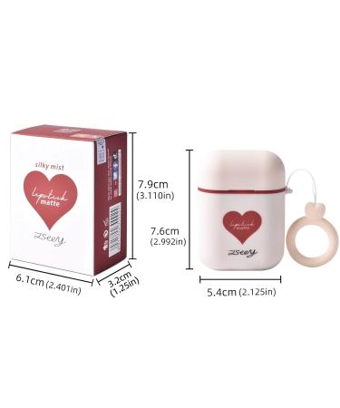 ICE LOVE Silky Mist Matte Lipstick Set - Long Wear Waterproof Velvet Lipstick & Lip Gloss for Women (2pcs) - Non-Stick Cup Makeup - Buy Online on SooperMarket.com