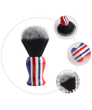 Soft Fur Shaving Brush & Mustache Grooming Tool - Durable Beard Brush for Men with Handle | Perfect Facial Cleaning Brush - Buy Online on SooperMarket.com