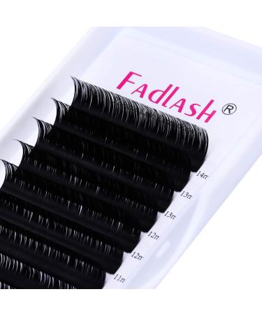 Eyelash Extension 0.15 J Curl Lash Extensions Mixed Tray 8-14mm Premium Classic Lash Extensions Black Single Classic Lashes (0.15-J, 8-14mm) 0.15-J Curl 8-14 mm