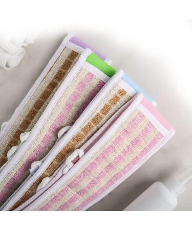 GMMH Cotton Sponge Bath Shower Massage Strap - 10x70 cm | Premium Back Scrubber for Relaxing Cleanse | Ideal for International Shipping - Buy Online on SooperMarket.com