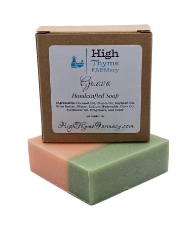 Shop Guava Handmade Soap - 5oz Natural Bar | Tropical Scented Non-Toxic Lye Soap for International Shipping - Buy Online on SooperMarket.com