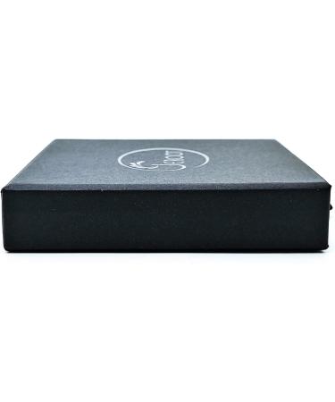 JEROOT Titanium Magnetic Rings - Sleek Step Edge Design - 2 Strong Magnets - Black 5mm T 1/2 - Gift Box Included - 3500 Gauss - Buy Online on SooperMarket.com