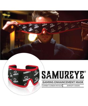 Bruder Samureye Gaming Enhancement Mask | Improve Gaming Performance and Reaction Times | Microwaveable Moist Heat | Rejuvenates and Refreshes Eyes | Adjustable and Hand Washable - Buy Online on SooperMarket.com