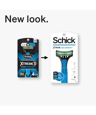 Buy Schick Xtreme 3 Eco Men's Disposable Razors - 4 Count (2 Pack) | Eco-Friendly & Comfortable Shaving - Global Shipping Available - Buy Online on SooperMarket.com