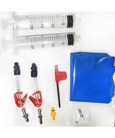 CYCEARTH Bike Bicycle DOT Oil Bleed Kit Tool for Avid Disc Brake Juicy 1 3 5 7 9 Elixir Code RX R CR XO XX SRAM Carbon Trail Formula