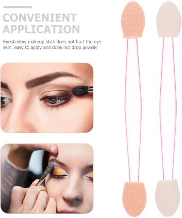 Mikinona 1 Set Eye Shadow Brush Sponge Tip Applicator Double-ended Eyedhadow Brush Makeup Sponge Non Latex - Buy Online on SooperMarket.com
