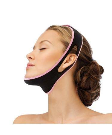 TEEROVA Facial Slimming Double Chin Cheek Band Strap Mask V Face Shaper Sleeping Massage