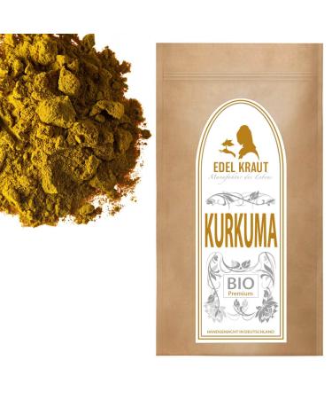 Buy Organic Turmeric Powder 500g | 100% Pure Curcuma Powder - Perfect for Smoothies Golden Milk & More | Noble Herb Premium Spice - Buy Online on SooperMarket.com