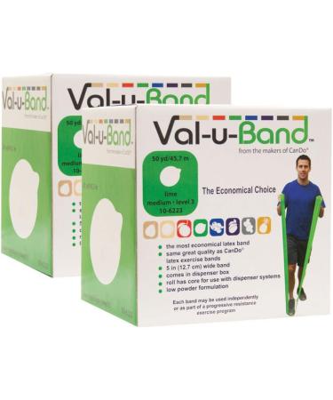 Val-U-Band Exercise Band Twin Pak - Lime | Premium Quality Resistance Bands for International Shipping - Buy Online on SooperMarket.com