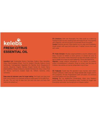 Kelebs Sensitive Dog Shampoo - Vegan Citrus Soap for Puppies | Lavender & Oatmeal | 3 Pack | Natural Dog Care - Buy Online on SooperMarket.com