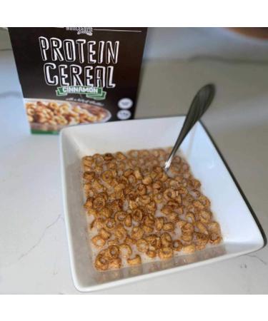 High Protein Low Carb Cereal - 15g Protein, 6g Net Carbs - Cinnamon Flavor - Buy Online on SooperMarket.com