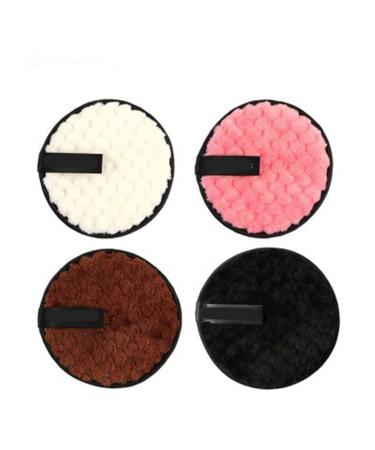 Jiahao 4 pieces microfiber cloth make-up remover cotton pads reusable cleaning towels make-up remover sponge cleaning pad tools